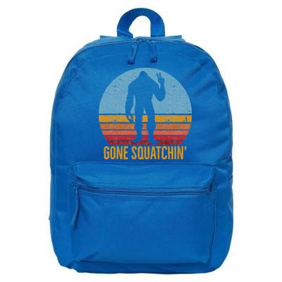  Gone Squatchin Sasquatch Peace 16 in Basic Backpack