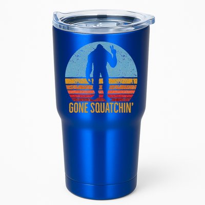  Gone Squatchin Sasquatch Peace Tumbler