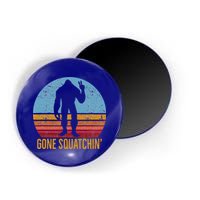  Gone Squatchin Sasquatch Peace Magnet