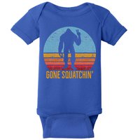  Gone Squatchin Sasquatch Peace Baby Bodysuit