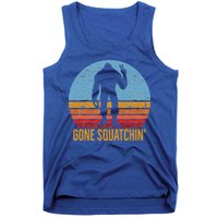  Gone Squatchin Sasquatch Peace Tank Top