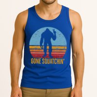  Gone Squatchin Sasquatch Peace Tank Top