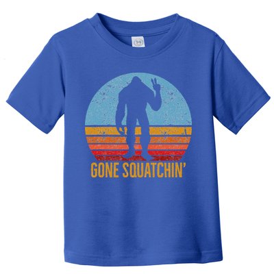  Gone Squatchin Sasquatch Peace Toddler T-Shirt