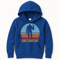  Gone Squatchin Sasquatch Peace Kids Hoodie