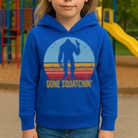  Gone Squatchin Sasquatch Peace Kids Hoodie