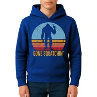  Gone Squatchin Sasquatch Peace Kids Hoodie