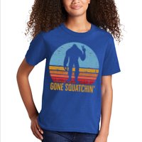  Gone Squatchin Sasquatch Peace Kids T-Shirt