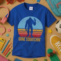  Gone Squatchin Sasquatch Peace Kids T-Shirt