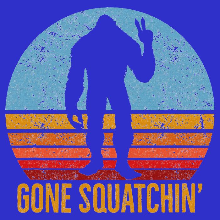 Gone Squatchin Sasquatch Peace Kids T-Shirt