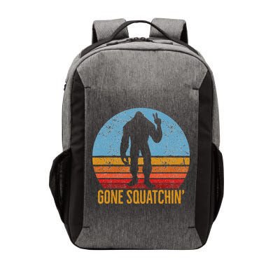  Gone Squatchin Sasquatch Peace Vector Backpack