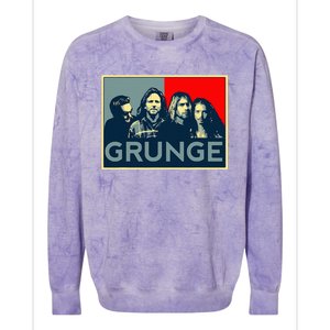 Grunge Seattle Sound Quotes Colorblast Crewneck Sweatshirt