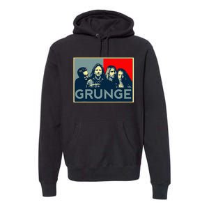 Grunge Seattle Sound Quotes Premium Hoodie