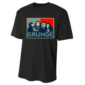 Grunge Seattle Sound Quotes Performance Sprint T-Shirt