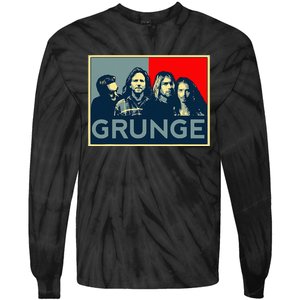 Grunge Seattle Sound Quotes Tie-Dye Long Sleeve Shirt