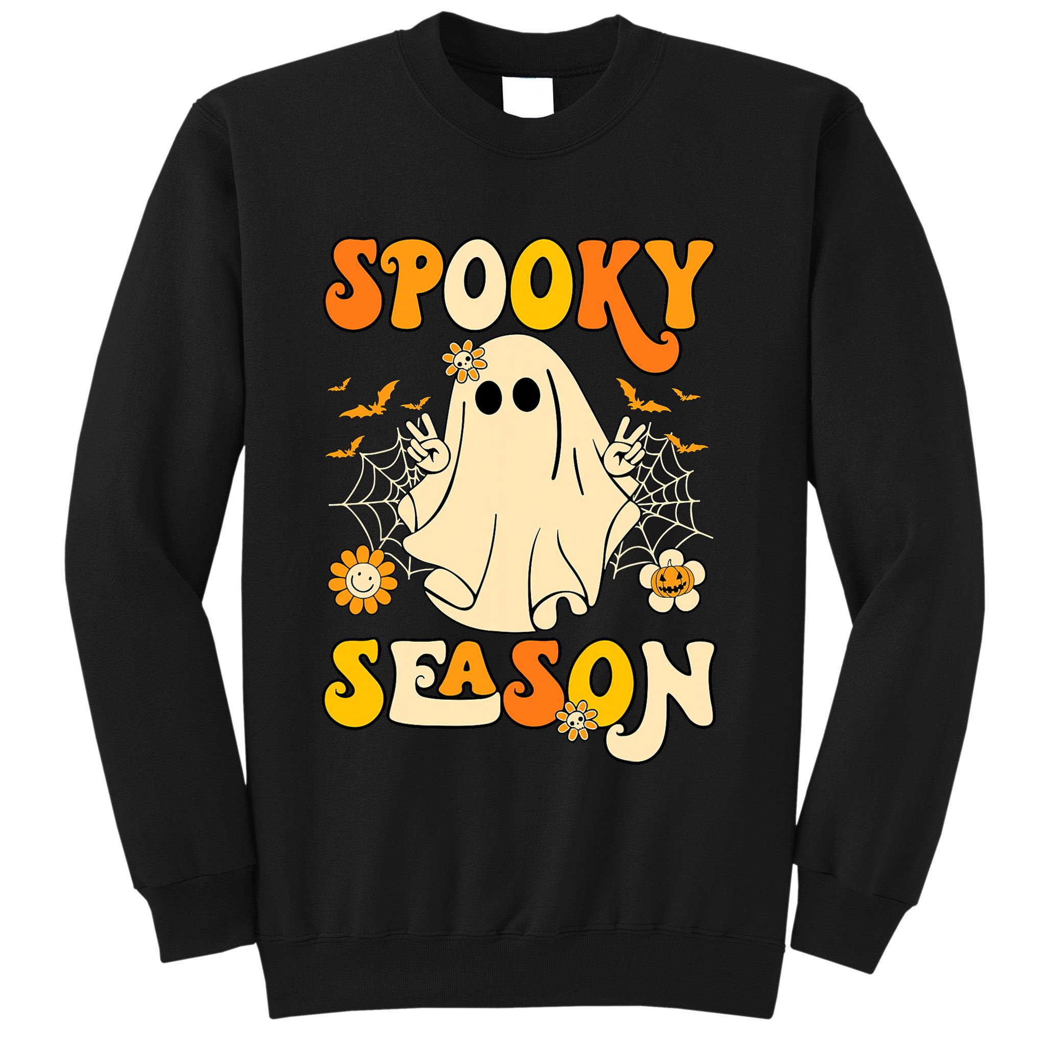 Ghost Spooky Season Funny Halloween Sweatshirt