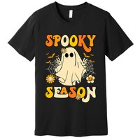 Ghost Spooky Season Funny Halloween Premium T-Shirt