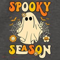 Ghost Spooky Season Funny Halloween Vector Backpack