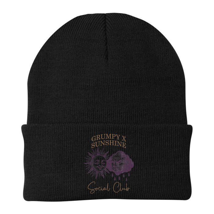 Grumpy Sunshine Social Club Book Reader Bookish Reading Knit Cap Winter Beanie