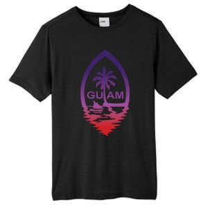 Guam Seal Shimmer Sunset Print Great Gift Cool Gift Tall Fusion ChromaSoft Performance T-Shirt