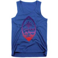 Guam Seal Shimmer Sunset Print Great Gift Cool Gift Tank Top