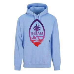 Guam Seal Shimmer Sunset Print Great Gift Cool Gift Unisex Surf Hoodie