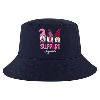 Gnomes Support Squad Breast Cancer Awareness Pink Ribbon Cool Comfort Performance Bucket Hat