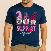 Gnomes Support Squad Breast Cancer Awareness Pink Ribbon Cooling Performance Crew T-Shirt