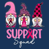 Gnomes Support Squad Breast Cancer Awareness Pink Ribbon Cooling Performance Crew T-Shirt