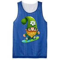 Gnome Surfing Skating St Patricks Day Cool Gift Mesh Reversible Basketball Jersey Tank