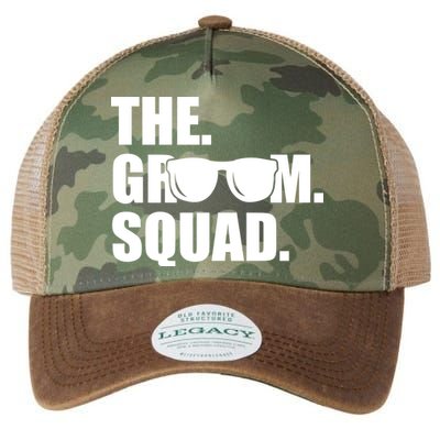 Groom Squad Sunglasses Bachelor Party Legacy Tie Dye Trucker Hat