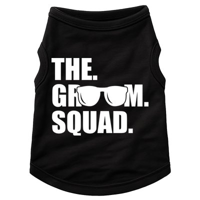 Groom Squad Sunglasses Bachelor Party Doggie Tank