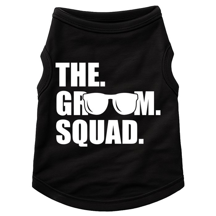 Groom Squad Sunglasses Bachelor Party Doggie Tank