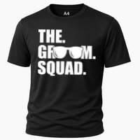 Groom Squad Sunglasses Bachelor Party Cooling Performance Crew T-Shirt