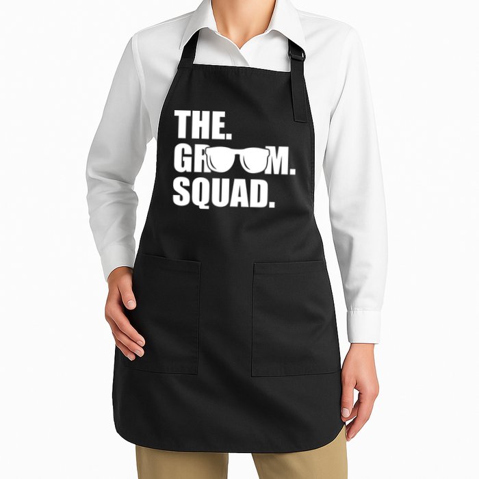 Groom Squad Sunglasses Bachelor Party Apron