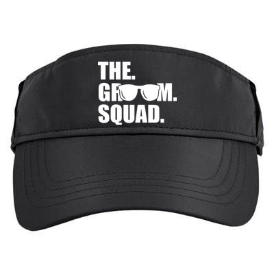 Groom Squad Sunglasses Bachelor Party Adult Drive Performance Visor