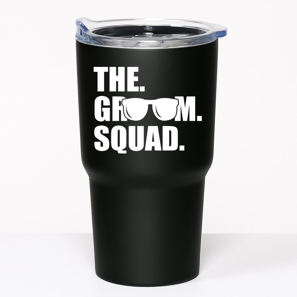 Groom Squad Sunglasses Bachelor Party Tumbler