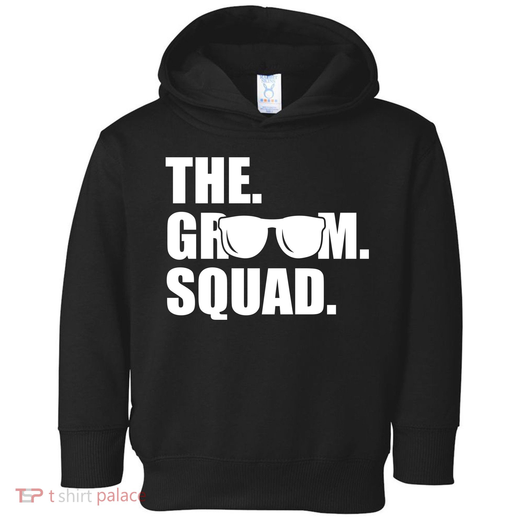 Groom Squad Sunglasses Bachelor Party Toddler Hoodie