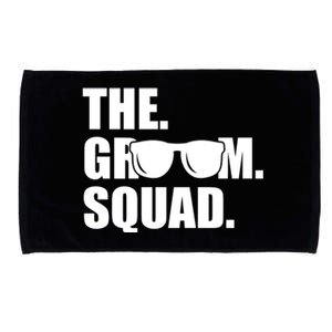 Groom Squad Sunglasses Bachelor Party Microfiber Hand Towel