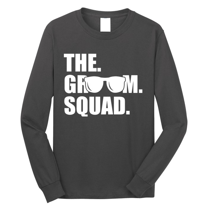 Groom Squad Sunglasses Bachelor Party Long Sleeve Shirt