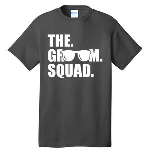 Groom Squad Sunglasses Bachelor Party Tall T-Shirt