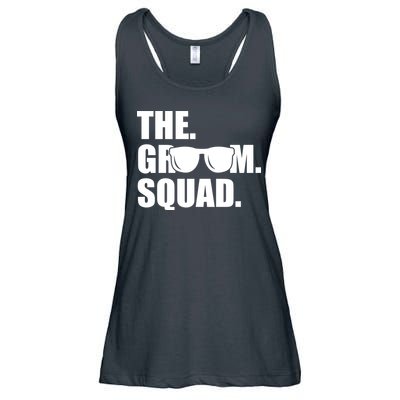 Groom Squad Sunglasses Bachelor Party Ladies Essential Flowy Tank