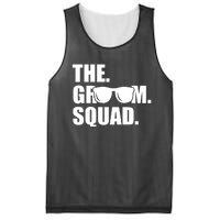 Groom Squad Sunglasses Bachelor Party Mesh Reversible Basketball Jersey Tank