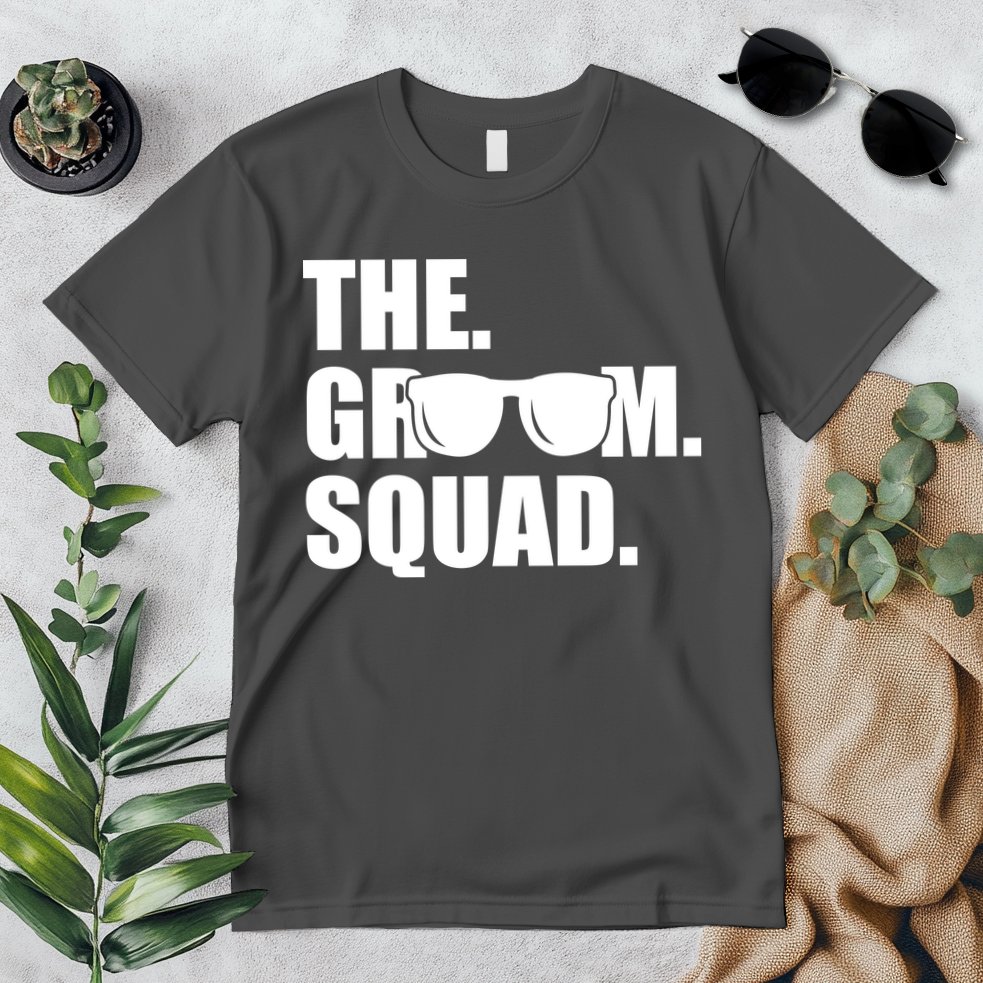 Groom Squad Sunglasses Bachelor Party Premium T-Shirt