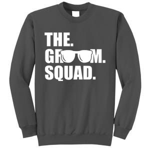 Groom Squad Sunglasses Bachelor Party Tall Sweatshirt