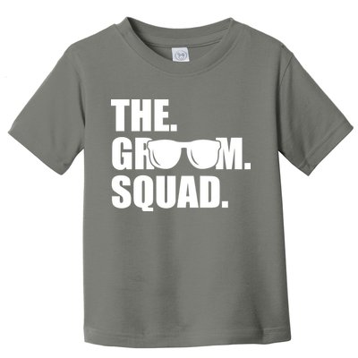 Groom Squad Sunglasses Bachelor Party Toddler T-Shirt