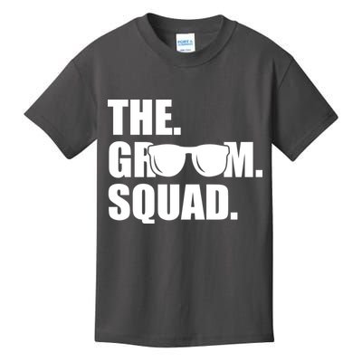 Groom Squad Sunglasses Bachelor Party Kids T-Shirt