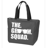 Groom Squad Sunglasses Bachelor Party Zip Tote Bag