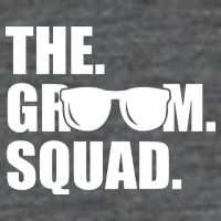 Groom Squad Sunglasses Bachelor Party Zip Tote Bag