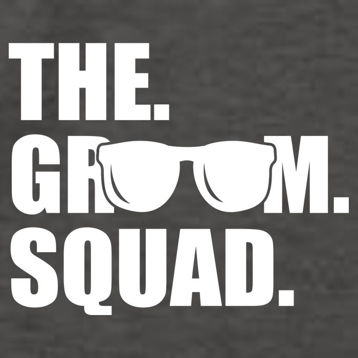 Groom Squad Sunglasses Bachelor Party Vector Backpack