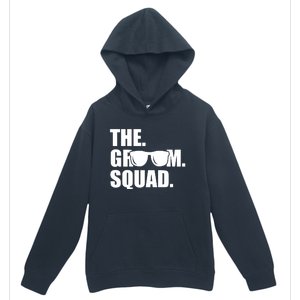 Groom Squad Sunglasses Bachelor Party Urban Pullover Hoodie